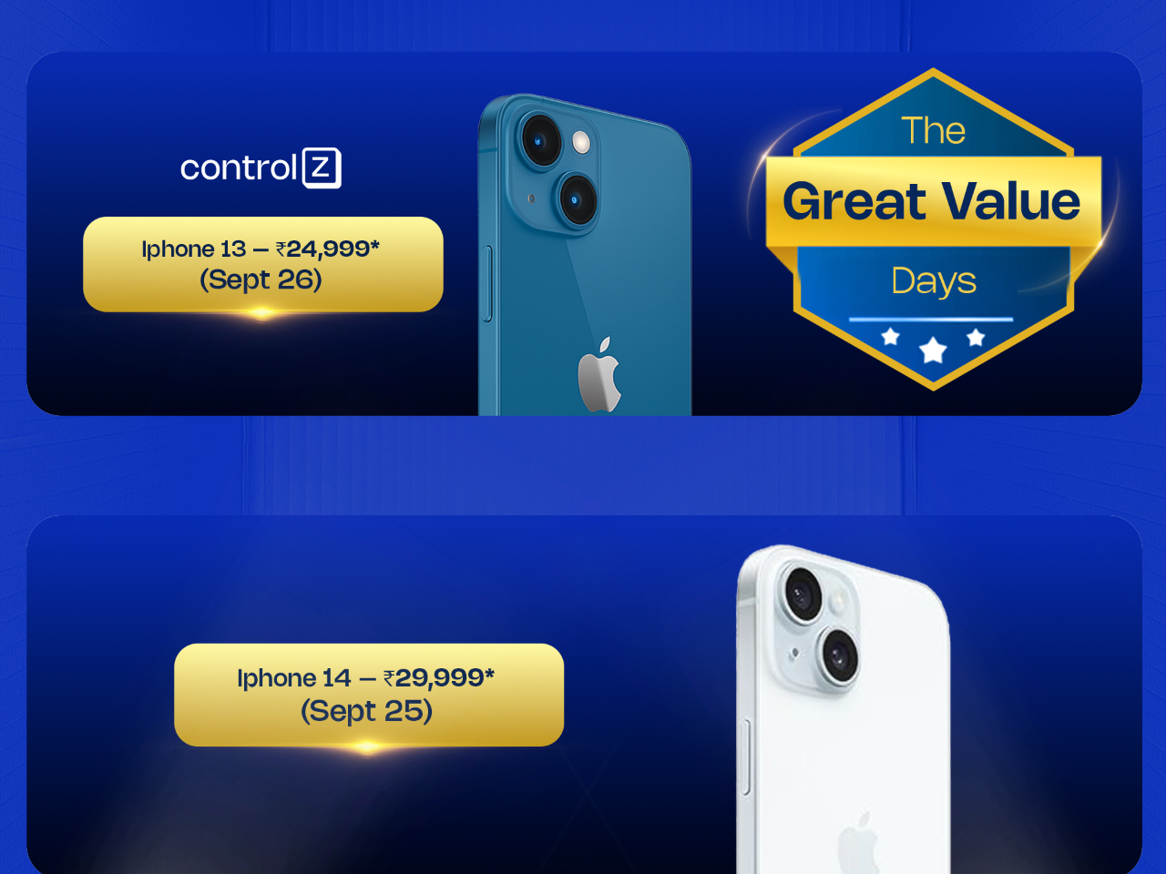 ControlZ The Great Value Days Offers iPhone 14