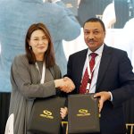 Mrs. Ayan Bektybayeva, Deputy Chairman of the Board of KazakhExport and Dr. Khalid Khalafallah, Chief Executive Officer (CEO) of ICIEC