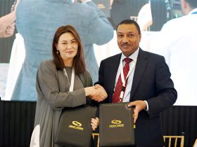 Mrs. Ayan Bektybayeva, Deputy Chairman of the Board of KazakhExport and Dr. Khalid Khalafallah, Chief Executive Officer (CEO) of ICIEC