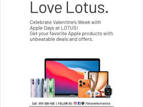 Lotus Electronics Unveils EMI Per Day Offer On Apple Products