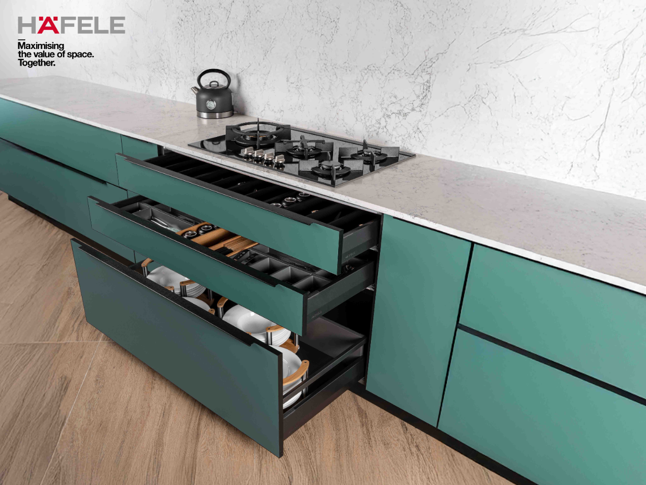 Häfele Launches MatrixBox Premium Plus Drawer System