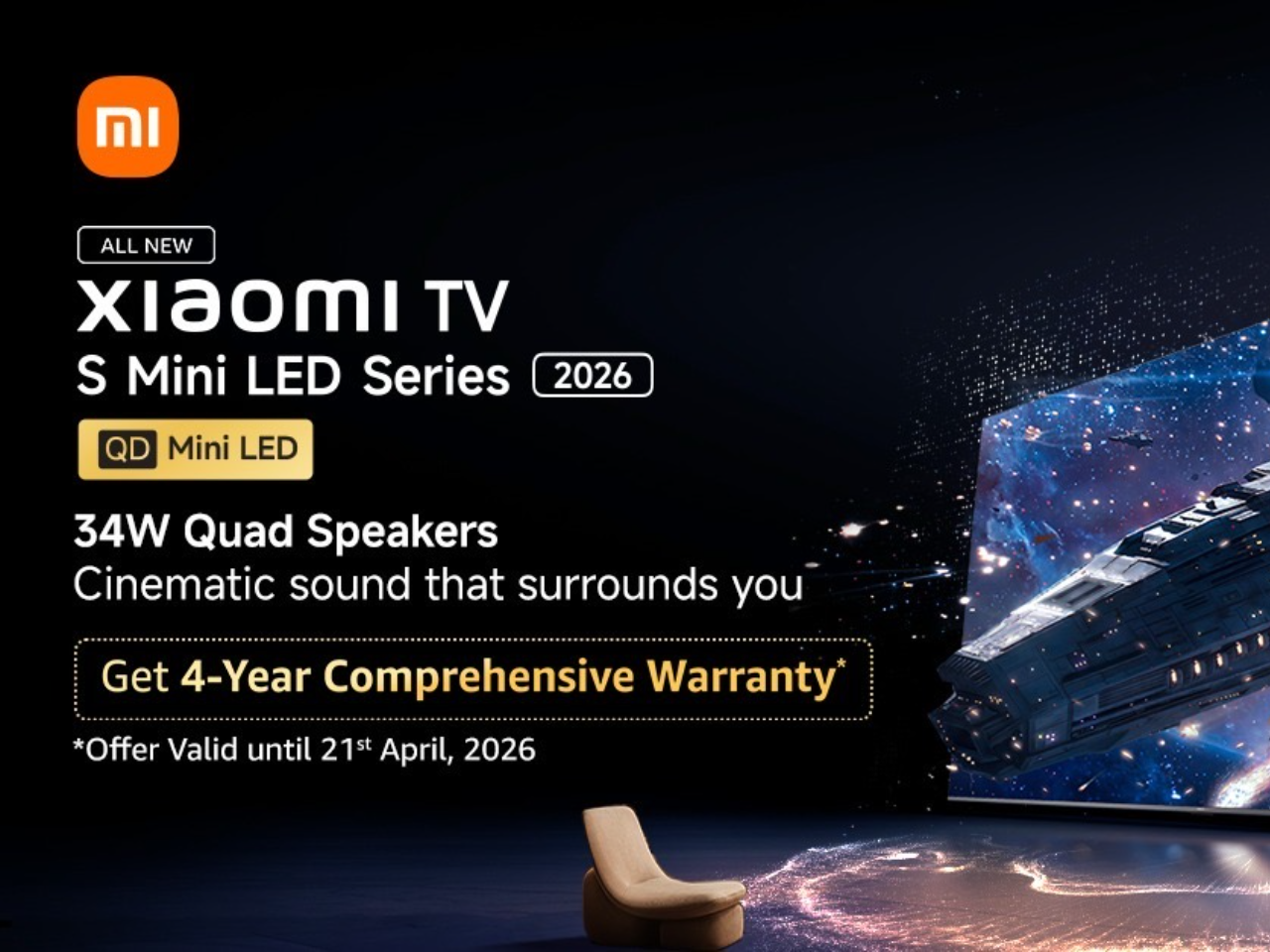 Vijay Sales Begins Xiaomi TV S Mini LED Booking